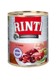 Rinti Kennerfleisch hrană umedă pentru câini – vită 800 g