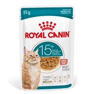 ROYAL CANIN hrană umedă pentru pisici, Senior Ageing 15+, sos 12x85g