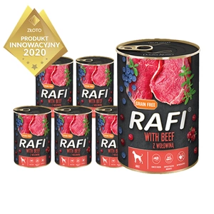 Valea Noteć Rafi cu carne de vită 6x400g