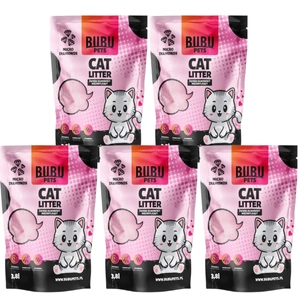 BUBU Pets silicon fără înmuiere Micro Pink Litter 5x3.8l