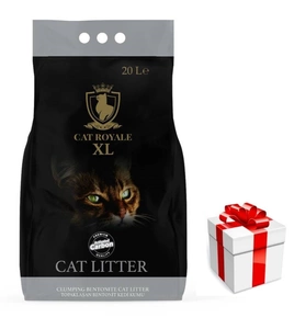 Cat Royale Carbon Activat cu Carbon Activat bentonit 20kg+Cat Surprise