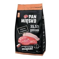 PAN MIĘSKO Carne de vițel cu curcan M 9kg + SURPRIZĂ PENTRU CÂINELE TĂU !!!