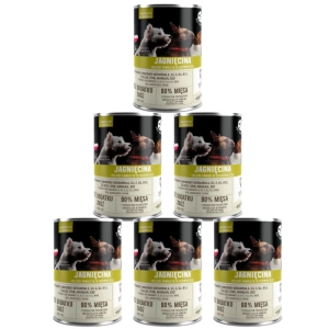 PetRepublic bucăți în sos cu miel 6x400g pentru câini