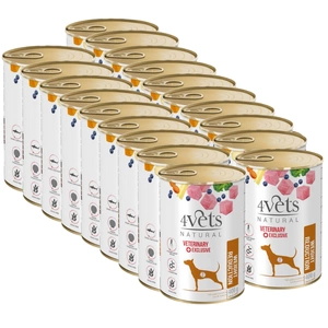 4Vets pentru câini Reducere în greutate 24x400g