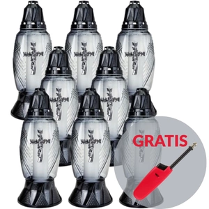 Lumânare LUKS Piatră Funerară 576MKS 30cm 8 buc + brichetă GRATUITĂ!!!