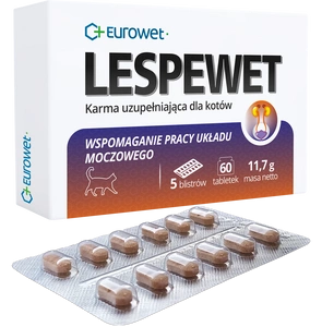 EUROWET Lespewet 60tabl pentru pisici