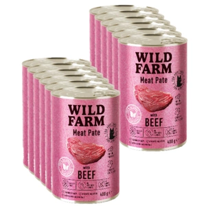 WILD FARM Pate with Beef 12x400g