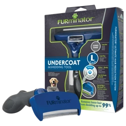 FURMINATOR Instrument de pieptănat subpărul pentru câini de talie mare cu păr lung