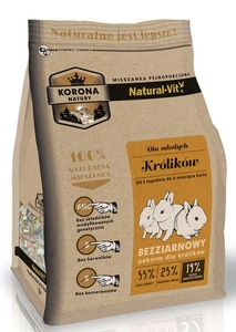 KORONA NATURY Hrană Natural-Vit pentru iepuri tineri 750 g