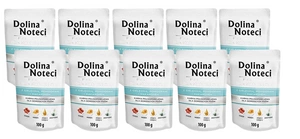 Dolina Noteci Premium pentru câini de talie mică cu carne de vițel, roșii și paste făinoase 10x100g