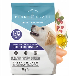 Hrană uscată premium fără cereale pentru căței, pentru protecția articulațiilor, 3 kg