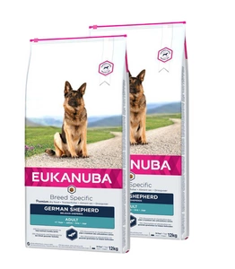 Eukanuba Adult Ciobănesc german 2x12kg