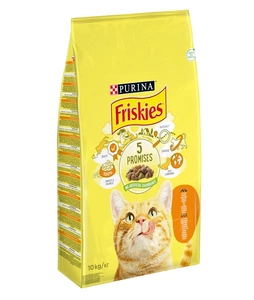 PURINA Friskies Hrană pentru pisici cu pui și legume 10kg