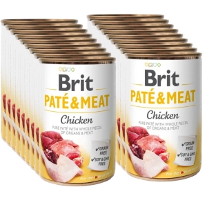 Brit Pate & Meat Cu pui 18x400g