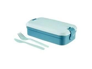 Curver Lunch&Go Container albastru cu tacâmuri