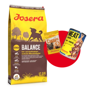 JOSERA Balance Senior/Light 12,5kg + 1x Denties & MeatLovers GRATIS!