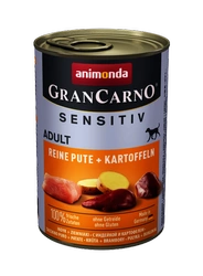Animonda GranCarno Sensitiv Adult Dog Curcan & Cartofi 400g