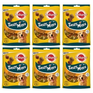 Pedigree Tasty Bites Chewy Cubes Tratament pentru câini cu pui și rață 130g