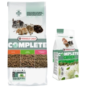 VERSELE-LAGA Cuni Junior Complete 8 kg – hrană pentru iepuri tineri +VERSELE LAGA Crock Complete Herbs – gustare pe bază de plante pentru iepuri și rozătoare 50 g