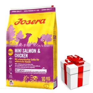 JOSERA Mini Somon &amp; Pui 10 kg + SURPRIZĂ PENTRU CÂINELE TĂU