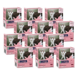 BOZITA Pisica Carne de vită în sos 12x370g