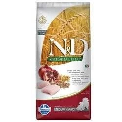 Farmina N&D Ancestral Grain Canine Puppy Medium&Maxi Chicken&Pomegranate 12kg + SURPRIZĂ PENTRU CÂINELE TĂU !!!