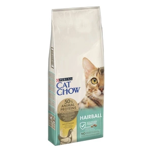 PURINA Cat Chow Hairball Hrană bogată în pui 15 kg