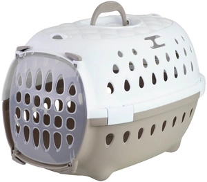 Stefanplast Transporter Travel Chic, alb/bej, 50 x 34,5 x 31,5 cm