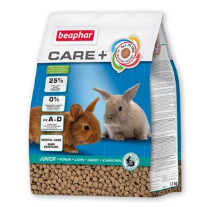BEAPHAR-Care+ Rabbit Junior 1.5kg - Hrană Super Premium pentru iepuri tineri