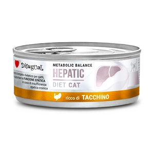 Disugual Hrană umedă pentru pisici Veterinary HEPATIC Curcan (adult) 85g