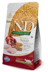 Farmina N&D Ancestral Grain Feline Neutered Chicken&Pomegranate 5kg