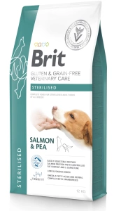 Brit GF Veterinary Diets Câini fără gluten și cereale Sterilizați 12 kg