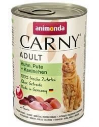 Animonda Cat Carny Adult Pui, Curcan și Iepure 400g