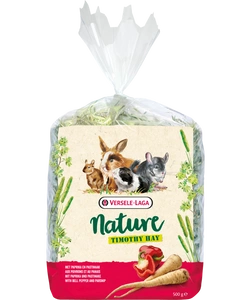 VERSELE LAGA Timothy Hay Bell Pepper & Parsnip 500g - Fân Timothy cu ardei și păstârnac