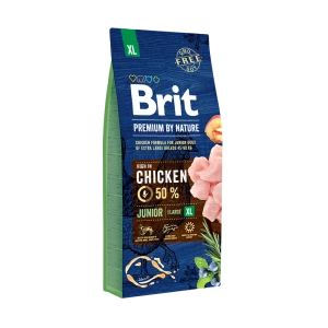 Brit Premium By Nature Junior XL cu pui 15kg