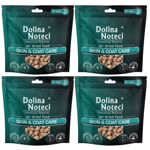 DOLINA NOTECI Training Treats Skin &amp; Coat Care gustări de antrenament pentru câini 4x130g