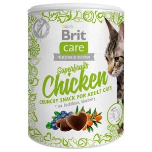 BRIT CARE Snack pentru pisici Superfruits Pui 100 g