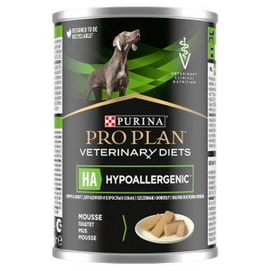 PRO PLAN Veterinary Diets HA Hypoallergenic Mousse 400g hrană umedă pentru câini.