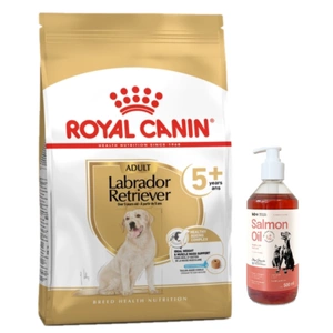 ROYAL CANIN Labrador Retriever Adult 5+ 12kg+LAB V Ulei de somon pentru câini și pisici 500ml