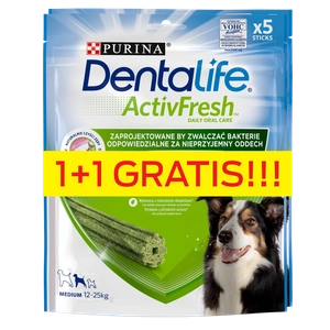 Purina Dentalife Activefresh Medium 115g+115g GRATIS