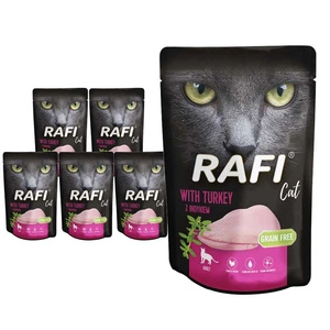RAFI Cat Adult cu curcan 10x100g