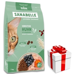 Hrană uscată Bosch Sanabelle Sensitive Poultry 8 kg + SURPRIZĂ PENTRU PISICI