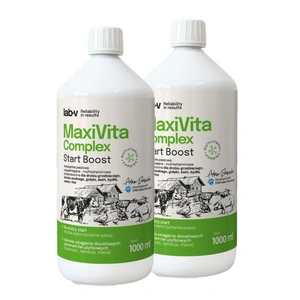 Lab-v MaxiVita Complex - amestec de hrană complementară - multivitamine, în formă lichidă, destinat păsărilor de curte galinacee, păsărilor de apă, porumbeilor, porcilor, bovinelor, ovinelor și caprelor 2x1000 ml