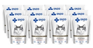 ENZO VET Intestinal cu miel în sos pentru pisici 12x100g