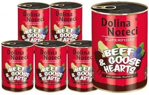 Dolina Noteci Superfood Carne de vită cu inimi de gâscă 6x800g