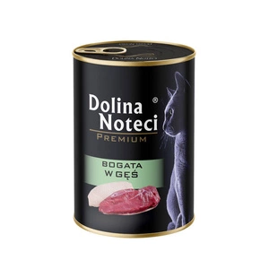 Dolina Noteci Premium pentru pisici, bogată în carne de gâscă, 400 g