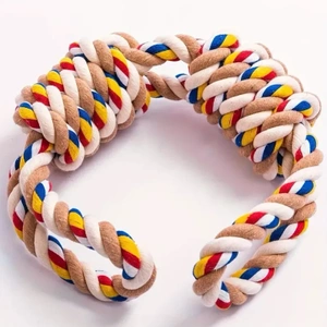 Jucărie pentru câini, frânghie din bumbac, mare, XXL, 60 cm