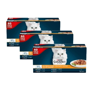 Purina Gourmet Perle Mini Fileuri în sos Mâncare pentru pisici 180x85g