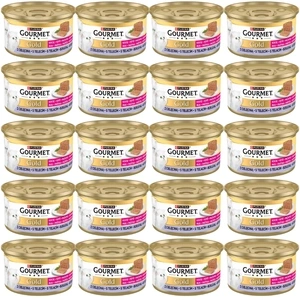Purina Gourmet Gold Kitten mousse cu carne de vițel 72x85g