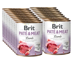 Brit Pate & Carne de miel 18x800g